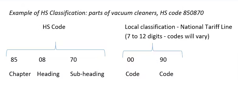 What is HS code for Import and Export data
